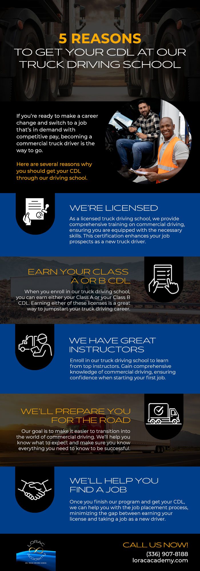 5 Reasons to Get Your CDL at Our Truck Driving School